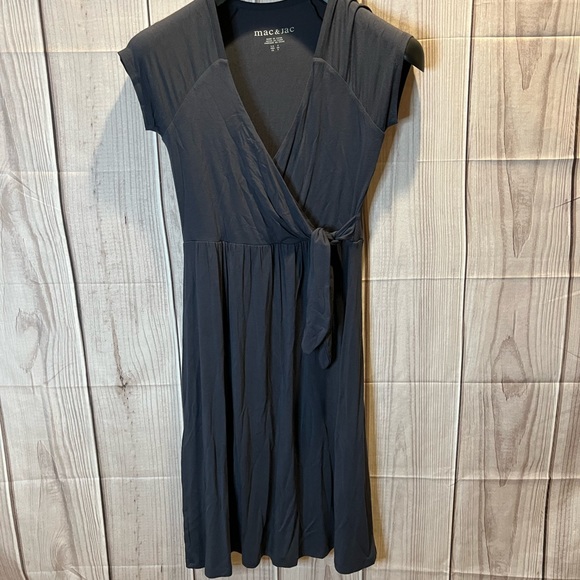 Mac & Jac Faux Wrap Dress Sz S - Picture 1 of 3
